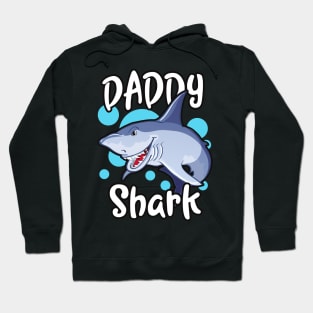 Daddy Shark funny Fathers Gift Hoodie